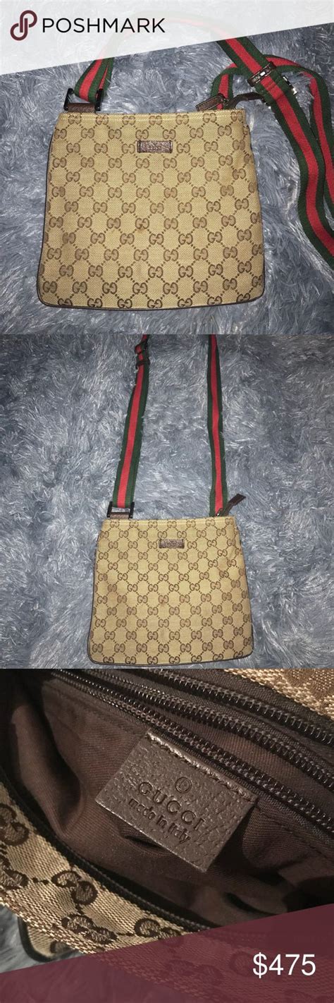 gucci crossbody with red and green strap